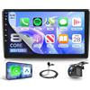 Rimoody 6G+128G 8 Core 9" Android Autoradio per Mercedes Benz C-Klasse W203 CLK W209 Viano/Vito W639 G-Klasse W463, Carplay Android Auto Wireless BT FM/RDS/EQ/DSP WiFi GPS Comandi al Volante Retrocamera