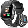 whraills Nuovo Smartwatch Bambini 4G Videochiamate/GPS/Modalità Scuola, Regalo Nero | Orologio Smartwatch bambini, Comunicazione Sicura, Anti-Smarrimento, Chiamate, Chat Vocale, SMS, SOS, Contapassi, IP68, Sonno