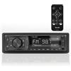 Herdio 240W Bluetooth Marine Stereo Receiver - Single DIN in-Dash AM/FM Radio with USB/AUX/MP3/Built-in Mic for Wireless Music Streaming & Hands-Free Calling (Black)