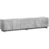 vidaXL Supporto TV 179.5 x 34.5 x 40 cm Grigio Cemento