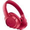 Fresh 'n Rebel Clam Core 2 Cuffie Bluetooth Wireless Over-Ear con Microfono, 70h di Autonomia, Chiamate Nitide, Suono via App, Connessione a 2 Dispositivi, Ascolto anche con Cavo USB-C (Berry Red)