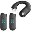SVJEFY Singolo auricolare Bluetooth 5.5 per telefono, 180°, orecchie sinistra/destra, display a LED, conduzione dell'aria, senza orecchie, senza orecchie, con microfono e batterie di ricambio