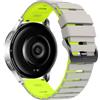MELEJIA 22mm Bicolore Cinturino in Silicone Compatibile con Xiaomi Redmi Watch 5 Active/Watch 5 Lite/Watch S5 46mm/Watch S4, 22mm Ricambio Cinturino, Regolabile Sportiva Cinturini-Albicocca + Verde