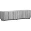 vidaXL Supporto TV 140 x 34.5 x 40 cm Sonoma grigio