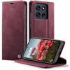 owlhold Cover per Motorola Moto G86 Custodia Motorola Moto G86 Premium Pelle PU Portafoglio Flip Libro [Antiurto] [Blocco RFID] [Cavalletto] [Carta Fessura] Custodia per Motorola Moto G86 - Vino Rosso
