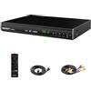 WISCENT Lettore Blu-Ray per TV, WISCENT Lettore DVD con Coassiale/HDMI/AV, ingresso USB, tutti i DVD e la regione B/2 Blue Ray Discs, Lettore Bluray Compatto Full HD 1080p (WTB-978)