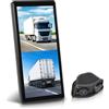 Rimoody LKW Dashcam Specchietto con Telecamera Binocular, Specchietto Retrovisore per Camion e Autobus, 10,36 Pollici Touchscreen Monitor Sistema BSD/Visione Notturna/DVR/Loop Video/Impermeabile IP68