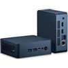 BENIRROS Mini PC Ryzen 5 3550H(Max 3.7GHz) 16GB DDR4 RAM 512GB SSD Doppio schermo 4K | Win 11 Pro/Wi-Fi 6/BT 5.0/HDMI/RJ45 LAN 2.5G/DP 1.2/USB/DC Jack, Computer desktop per ufficio e casa