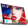 Prechen Monitor Touchscreen, 21.5 Pollici Schermo Computer 1080p con VESA,Nero | Portatile Display PC, 75 Hz, DC, HDMI e USB-C per Smartphone e Telefoni