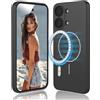 DESSEN Cover Magnetica per Xiaomi Poco X8 Pro Max 5G - Custodia in Silicone Liquido Morbido, Antiurto Protezione Case, Compatibile con Accessori Magnetico, Nero