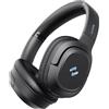 havit Cuffie con cancellazione attiva del rumore, cuffie Bluetooth wireless over-ear con modalità di gioco a bassa latenza da 60 ms, 50 ore di riproduzione, cuffie pieghevoli con bassi profondi