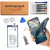 AmComponent - BATTERIA di ricambio per SAMSUNG GALAXY S10 SM-G973 EB-BG973ABU PILA ricambio | Componente di ricambio con capacità elevata, lunga durata con il dispositivo e zero cicli