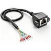 PENGLIN Connettore RJ45 femmina a 8 pin, cavo di connessione seriale da 1 metro, cavo adattatore di rete per il debug RS232/RS485