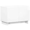 vidaXL Supporto TV 60 x 34.5 x 40 cm Bianco Lucido