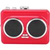 LICAEVEY Lettore di Cassette Portatile, Convertitore Portatile USB da Cassetta a MP3 con Altoparlante Integrato, Registratore Audio Digitale per Riproduzione di Nastri Vintage e (rosso)