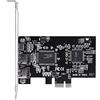 RiToEasysports Scheda Controller PCI Express FireWire 1394b, 800 Mbps per Dispositivi | Trasferimento ad alta velocità 800 Mbps, compatibile con Windows e Mac, supporto hot-swap per videocamere e dischi rigidi