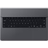 Samsung Galaxy Tab S11 Ultra Pro Keyboard Grau QWERTZ DE mit Touchpad