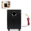 TICFOX Subwoofer attivo da 6,5 pollici, subwoofer domestico da 100 W con | Audio domestico compatto, altoparlante basso passivo da 100 W, subwoofer compatto, materiale MDF, per home theater e TV