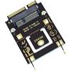 NGFF Adattatore convertitore da scheda riser WiFi M.2 Key-A/E a Mini PCI-E 68Pin Host PCI Express per schede wireless WiFi Bluetooth 9260 8265 7260 AC.