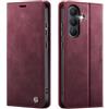 owlhold Cover per Samsung Galaxy S26 FE Custodia Galaxy S26 FE Premium Pelle PU Portafoglio Flip Libro [Antiurto] [Blocco RFID] [Cavalletto] [Carta Fessura] Custodia per Samsung S26 FE - Vino Rosso