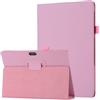 SOENS Custodia for tablet in pelle PU adatta for tablet Microsoft Surface 3 GO Custodia pieghevole leggera(Pink,For Surface 3)