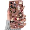 Phoona Natale Cover per iPhone 13 Mini 5.4,Cellulare Silicone Custodia telefono Aesthetic Motivo Disegno Protezione Fotocamera Antiurto AntiGraffio Christmas Case Ragazze,Fiocchio neve A