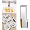 ZIXIAOS Stampante Commestibile Portatile, Stampante Alimentare Multifunzionale, Penna a Getto D'inchiostro Wireless per Alimenti Con Controllo App, Precisione 300 Dpi, Per Caffè, Pane, Torte, Biscotti,Brown
