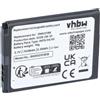 vhbw batteria compatibile con Motorola WX288, WX160, WX280, Gleam Plus, WX180, WX308, WX260, WX390 smartphone cellulare (550mAh, 3,7V, Li-Ion)
