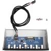 FEETER Hub USB 2.0 a 7 porte, supporto per lettore ottico da 5,25 pollici per pannello, adattatore di estensione USB a 19 pin per alloggiamento PC, splitter.