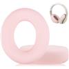 Adhiper Copri Cuscinetti Auricolari in Silicone per Beats Studio Pro, Protezione Antisudore per Cuffie, Lavabile e Riutilizzabile, Accessori per Beats Studio Pro-Rosa