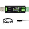 UeeKKoo Scheda convertitore seriale da USB a RS485/RS232, chip FT232RNL originale integrato, trasmissione rapida e stabile, più dispositivi applicabili, compatibile con Mac, Linux, Android, Windows