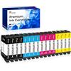 Fooylen Compatibile per Epson 604XL cartuccia d'inchiostro XP 2200 Multipack XP | Ricambio per Expression Home XP-2205, XP-3200, XP-3205, XP-4200, XP-4205, Workforce WF-2910, WF-2930, WF-2935, WF-2950