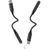 zoyuzan Cavo adattatore DAC per cuffie da USB C a jack audio da 3,5 mm (confezione da 2) di tipo C AUX cavo splitter prolunga per Apple iPhone15 Pro Max per iPad compatibile per Samsung Galaxy S22 S23 Ultra