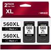hehua PG-560 Nero Cartucce Compatibile per Canon 560 Nero Cartucce PG560 | Compatibile per Canon 560 per la Serie Canon Pixma TS5350i per Canon Pixma TS5350 TS5351 TS5352 TS5353 TS7451 TS7450 (2 Nere)