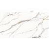 Generico Pannello Adesivo Effetto Marmo Bianco Venato Oro 120x300 cm, Rivestimento Murale Autoadesivo Paraschizzi per Cucina, Bagno e Pareti di Casa