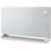 Extralink Termoconvettore Elettrico 2000W WiFi Vetro Parete IP24, Bianco | Termoconvettore elettrico con tre livelli di potenza 800, 1200 e 2000 W, controllo WiFi e programmatore settimanale