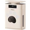 KNKA APH2500P PetAir Purificatore d'Aria per Peli di Animali, fino a 52 m² | CADR 250 m³/h Prefiltro Rimovibile, Filtrazione 99,97% a 0,3 µm, Modalità Animali e Notte Silenziosa, Bianco crema