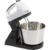 PBTERDTF Frullatore elettrico da cucina da 350 W, 1,7 l, in acciaio inox, 7 velocità, impostazioni di velocità, frullatore a immersione e frusta
