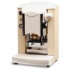FABER COFFEE MACHINES | Modello Slot Inox | Macchina caffe a cialde ese 44mm | Colore Avorio plastiche Bianco | Pressacialda in ottone