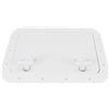 Eurowagens Sportello Passacavo Barca 425X315mm Bianco ABS Copertura Piano UV Marin/Yacht/RV