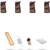 HOFFCAR Kit tagliando 4 FILTRI e 4L OLIO M compatibile con Citroen C3 1.1 44kw dal 2001 al 2009