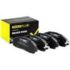 RIDEX PLUS 402B1154P Kit pastiglie freni Anteriore con accessori Compatibilità con NISSAN NP300 Navara Pick-up D23