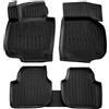 SCOUTT Tappetini Auto in Gomma Su Misura per Skoda Superb 2 2008-2015, Set da 4 Pezzi, Tappeti 3D Design con Bordo Alto, Inodore, Qualità Premium