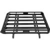 yikmid Cesto portapacchi da tetto in alluminio con capacità di carico di 68 kg, cesto da tetto per auto, portapacchi da tetto in alluminio, cesto portabagagli, per SUV universale, nero, 127 x 97 cm