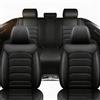 FUNEAER Coprisedili Auto per Ford Fiesta 2009-2014,5 Posti Similpelle Impermeabile Copri Sedili Auto,Traspirante Anti-graffio,Compatibili Airbag,Facile Installazione