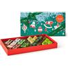 Venchi, Cofanetto Regalo Natale, 24 Cioccolatini, Senza Glutine, 245 g | Confezione Regalo con Cremini e Gianduiotti Assortiti, Collezione Vintage Dream, Edizione Limitata, Idea Regalo Natale