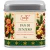 SaiTè -Aromi Creativi- Collezione tisane Biscotti - Tisana natalizia Pan di Zenzero, Made in Italy | Tisana regalo natale con zenzero, cannella, arancia, mandorla, miscela sfusa lavorata a mano dal gusto ricco e speziato, 50gr