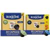 CAFFÈ BORBONE Miscela Blu - 90 capsule + 50 capsule Miscela Decaffeinata, Compatibili con le Macchine a marchio Nescafè®* Dolce Gusto®*