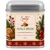 SaiTè -Aromi Creativi- Collezione tisane Biscotti - Tisana natalizia Dolci Spezie, Made in Italy | Tisana regalo natale con fave di cacao e menta dolce, miscela sfusa lavorata a mano dal gusto originale, 50gr