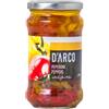 D'ARCO Peperoni in Olio 280g (Confezione da 6) | Delizioso in insalata, pizza, pane, bruschetta, panino, come parte di un piatto, o come contorno da solo.